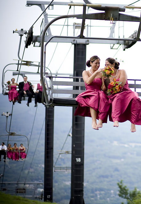 Catskill Mountain wedding at Hunter Mountain by Steven Parker's