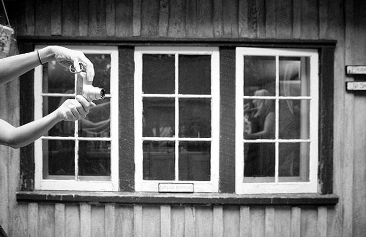 Intimate Holga Wedding Portrait in Hudson Valley by Steven Parker