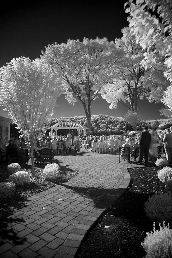 Rustic Saratoga Barn Wedding on Infrared Film by Steven Parker