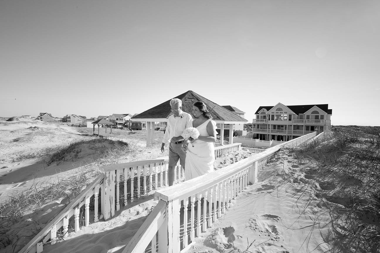 OBX Beach Weddings with Wild Horses Carova NC by Steven Parker's